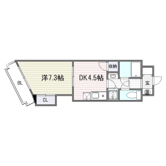 キトミ壱番館306号室-間取り