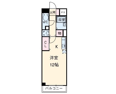 エスパース21202号室-間取り