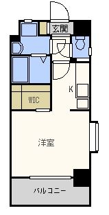 エンクレスト博多Ⅲ612号室-間取り