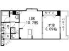 リベラいわき - 所在階 の間取り図