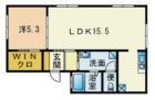 ヤスニシビル - 所在階 の間取り図