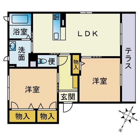 ベレオ・マドレーヌ301号室-間取り