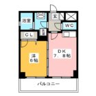 ベイシック大名 - 所在階***階の間取り図 2457