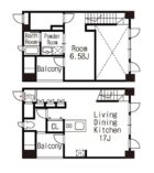 大手門館 - 所在階***階の間取り図 2459