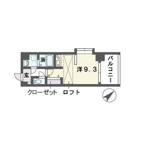 ティアラ今泉805号室-間取り