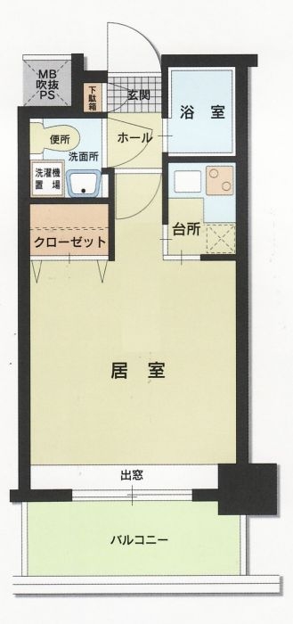 エステートモア今泉1302号室-間取り