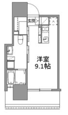 ANDON - 所在階 の間取り図