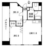 原田ビル - 所在階***階の間取り図 2482