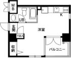 オーテモンウェルリバーテラス - 所在階 の間取り図