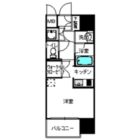 プライムアーバン薬院南 - 所在階 の間取り図