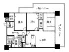 アンピール舞鶴 - 所在階***階の間取り図 2497