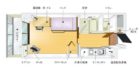 カレッジコート福岡B館 - 所在階***階の間取り図 2503