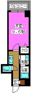 クラシカル大手門 - 所在階***階の間取り図 2508