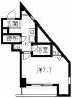 リヴァージュ大手門 - 所在階***階の間取り図 2652