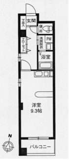 コン・パティオ - 所在階 の間取り図