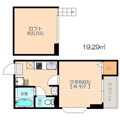 レガリータ天神I302号室-間取り