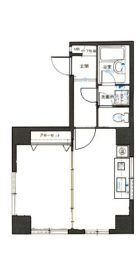 ロマネスク博多駅前 - 所在階***階の間取り図 2548