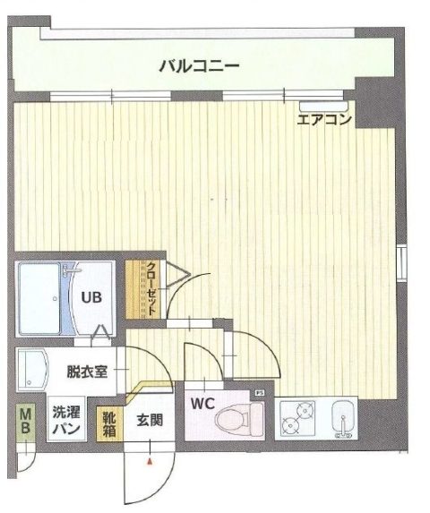 ベリーズ高砂401号室-間取り