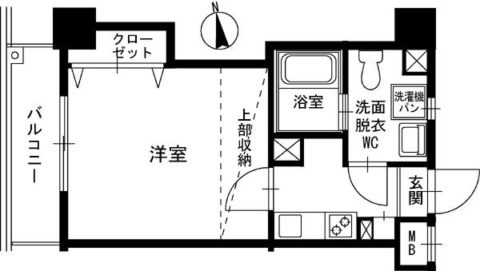 ミ・シュール西公園306号室-間取り