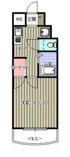 ボンリッシュ21 - 所在階***階の間取り図 2624