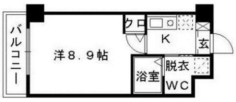 ミリオーネ・シャトウ高砂303号室-間取り