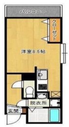 ラフィネス博多リバーステージ - 所在階4階の間取り図 2635