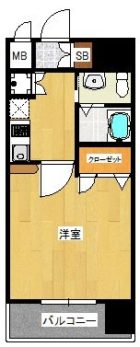 ピュアドームアートフル平尾 - 所在階***階の間取り図 2671