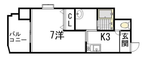 ケイガリアーノ903号室-間取り