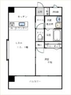 スタンドリバー博多駅南 - 所在階 の間取り図