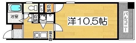 第二古門戸ミツヤマビル203号室-間取り