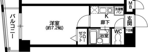 奈良屋グロリアス806号室-間取り