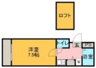 リーセント大手門 - 所在階 の間取り図