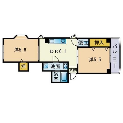 フィールズ今川101号室-間取り