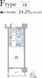 パークアクシス六本松 - 所在階***階の間取り図 2788