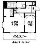 ビーノ六本松 - 所在階 の間取り図