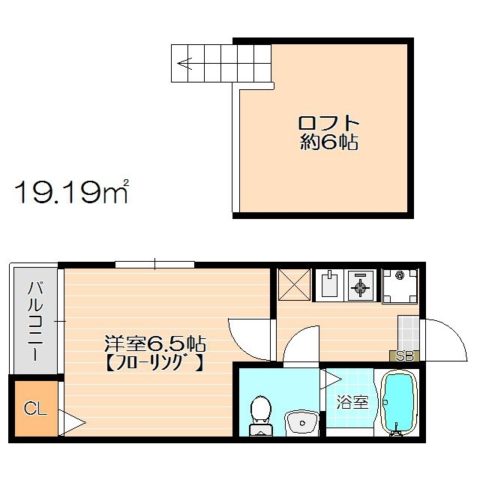 SUN住吉203号室-間取り