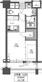 GRAND HILL IWASE BLD - 所在階 の間取り図