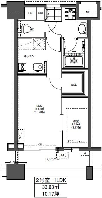 GRAND HILL IWASE BLD1102号室-間取り