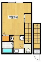 ヴィラ桂 - 所在階 の間取り図