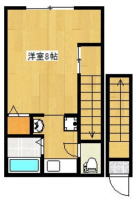 ヴィラ桂205号室-間取り