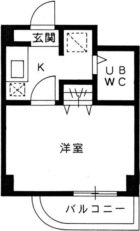 ジャルダン呉服町 - 所在階 の間取り図