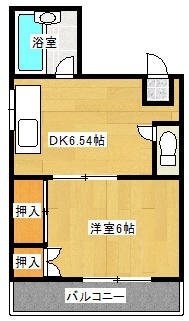 ＴＯハイツII401号室-間取り