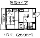 ゾンターク博多II - 所在階***階の間取り図 2852