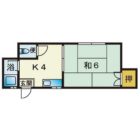 ハイツ下呉服 - 所在階 の間取り図