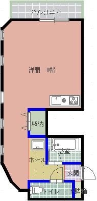フローレン津上406号室-間取り