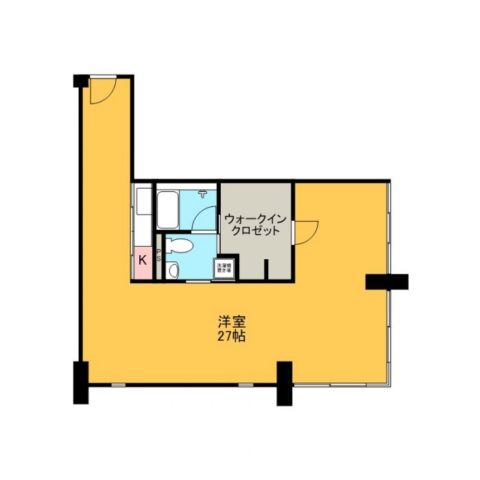 博多古門戸アパートメント202号室-間取り