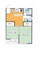 住吉カキタビル - 所在階***階の間取り図 2890