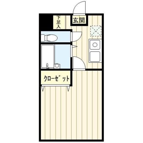 プレスト大博通り301号室-間取り