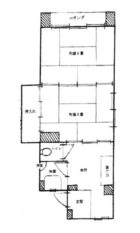 達川ビル - 所在階***階の間取り図 2895