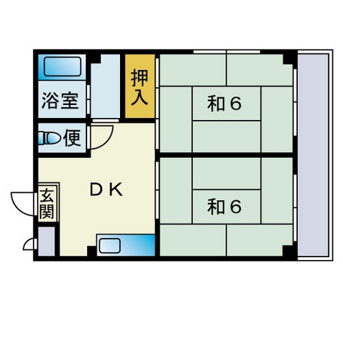 ＭＩビル302号室-間取り